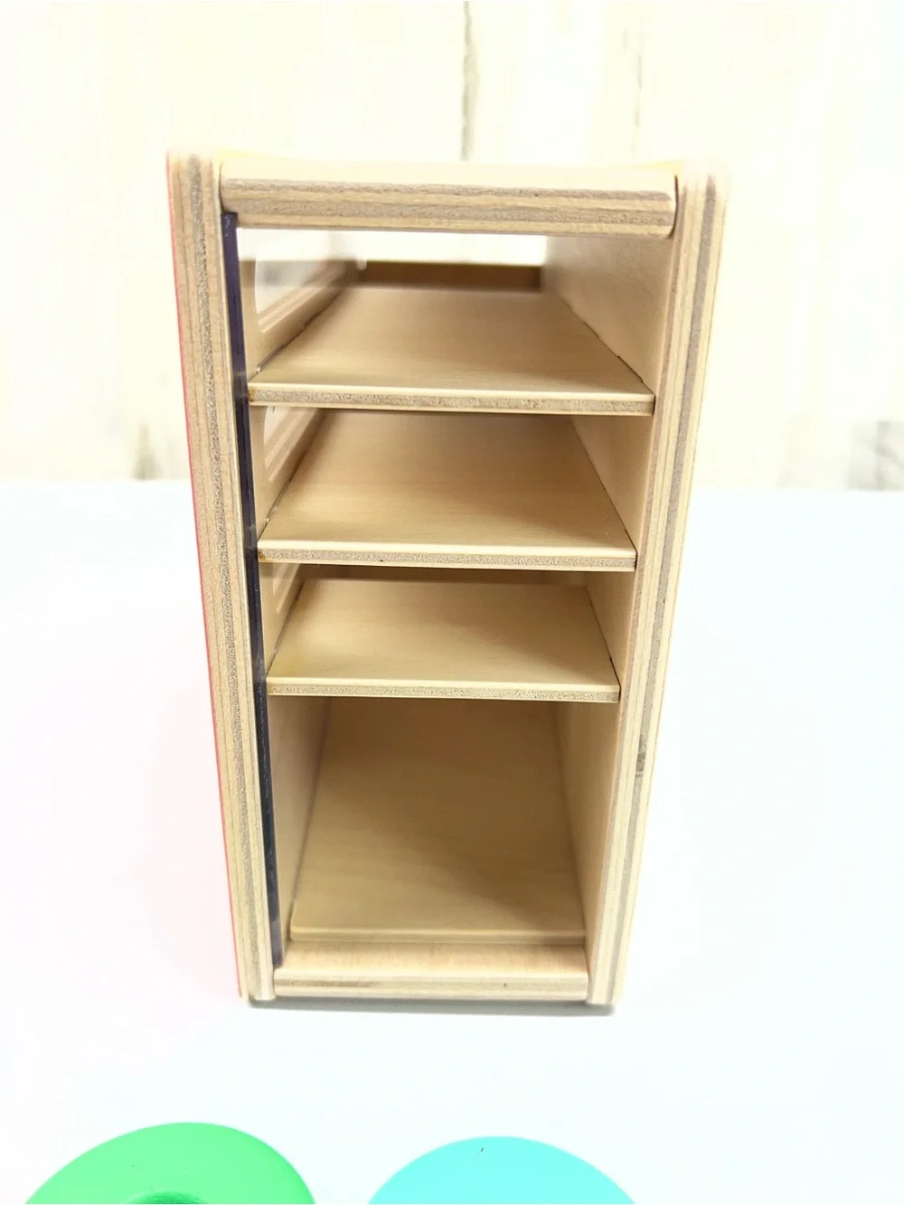 Lovevery Count and Slide Ring Chute Montessori Inspired Wooden Fine Motor Toy